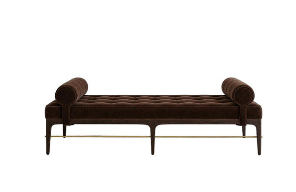 Linear Daybed – Double Bolster in Espresso Walnut Series 72