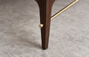 Linear Daybed – Double Bolster in Espresso Walnut Series 72
