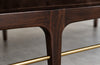 Linear Daybed – Double Bolster in Espresso Walnut Series 72
