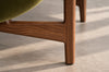 Lounge Chairs Model 2136 by Jens Risom in Velvet and Walnut, C. 1950s