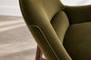 Lounge Chairs Model 2136 by Jens Risom in Velvet and Walnut, C. 1950s
