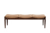 Wave III Bench in Dark Walnut