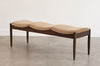 Wave III Bench in Dark Walnut