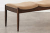Wave III Bench in Dark Walnut