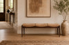 Wave III Bench in Dark Walnut