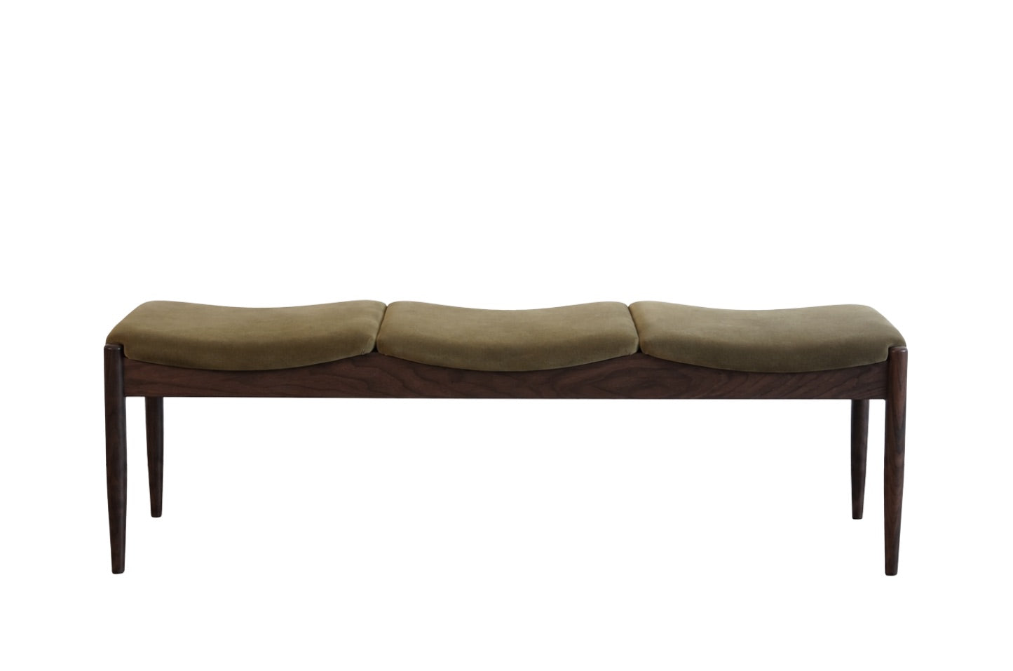 Wave III Bench in Espresso Walnut