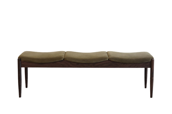 Wave III Bench in Espresso Walnut