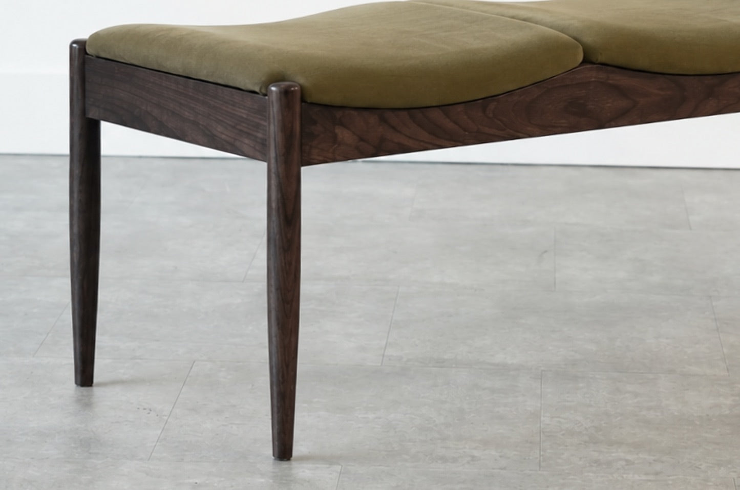 Wave III Bench in Espresso Walnut