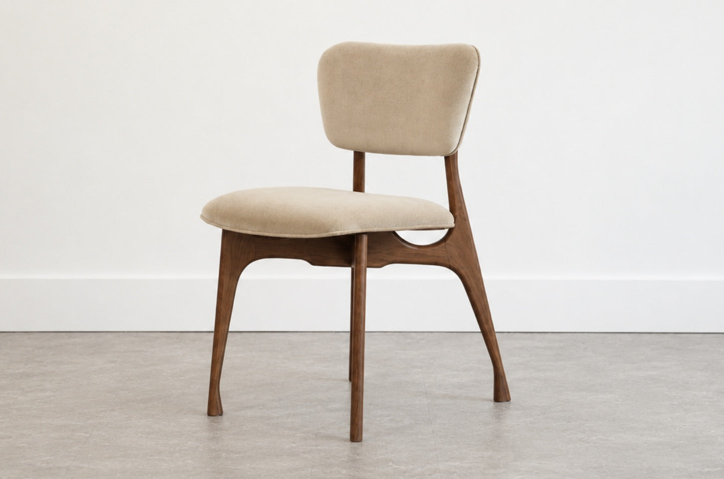 ICO Dining Chair in Natural Walnut