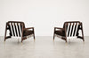 Walnut Lounge Chairs by Edmond J. Spence, C. 1950s