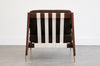 Walnut Lounge Chairs by Edmond J. Spence, C. 1950s