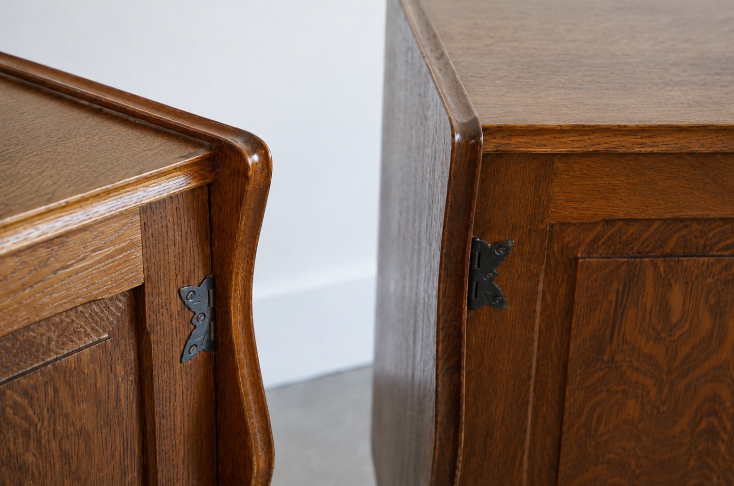Pair of Danish Oak Cabinets Attributed to Henning Kjærnulf, Denmark, c. 1960s