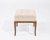 Stools by T.H. Robsjohn-Gibbings in Walnut and Velvet, C. 1950s