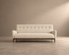 Mid-Century Modern Walnut Floating Sofa, Model U-150 by Jens Risom, circa 1950s