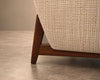 Mid-Century Modern Walnut Floating Sofa, Model U-150 by Jens Risom, circa 1950s