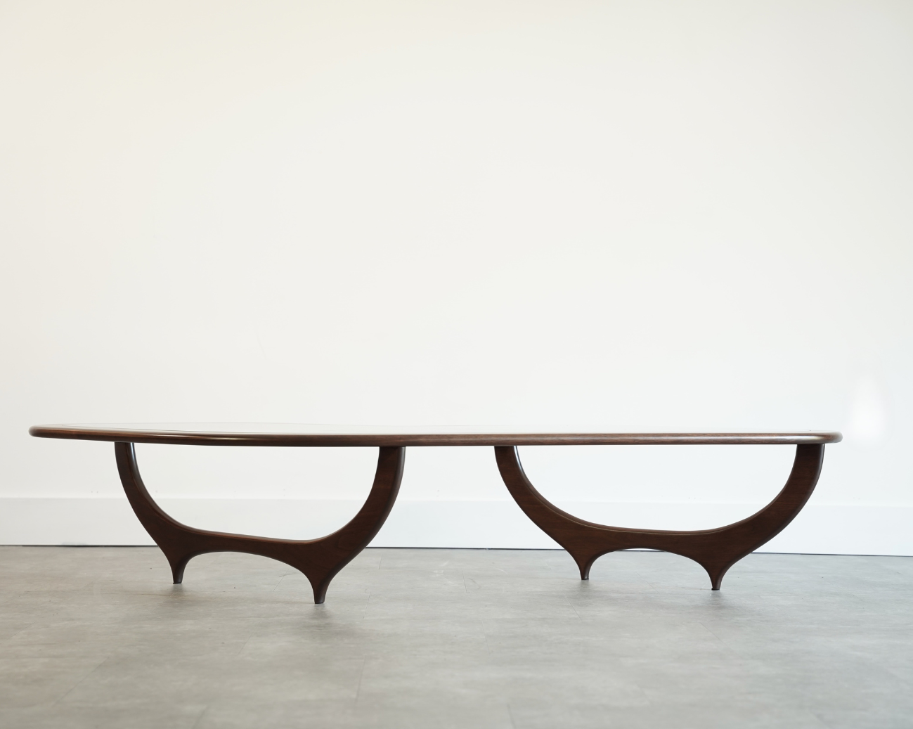 Contour Coffee Table in Special Walnut by Stamford Modern