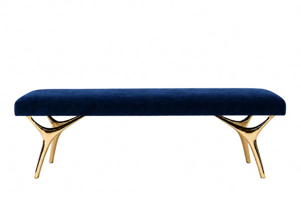Crescent Bench Series 60 in Brass