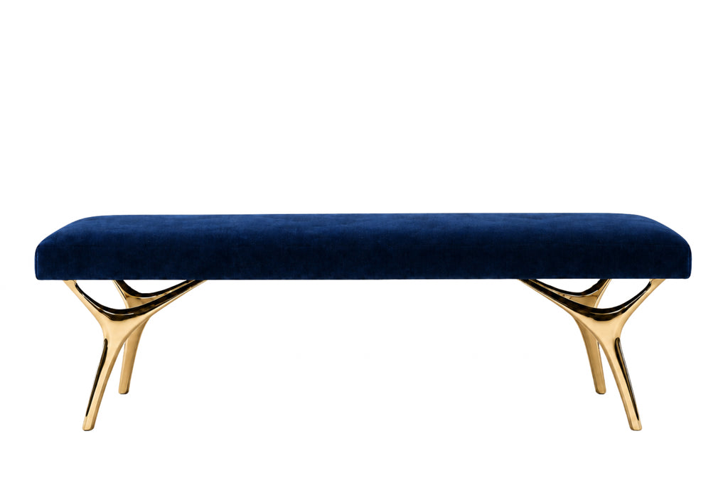 Crescent Bench Series 60 in Brass