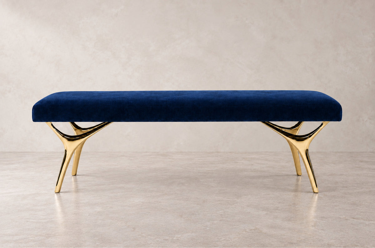 Crescent Bench Series 60 in Brass