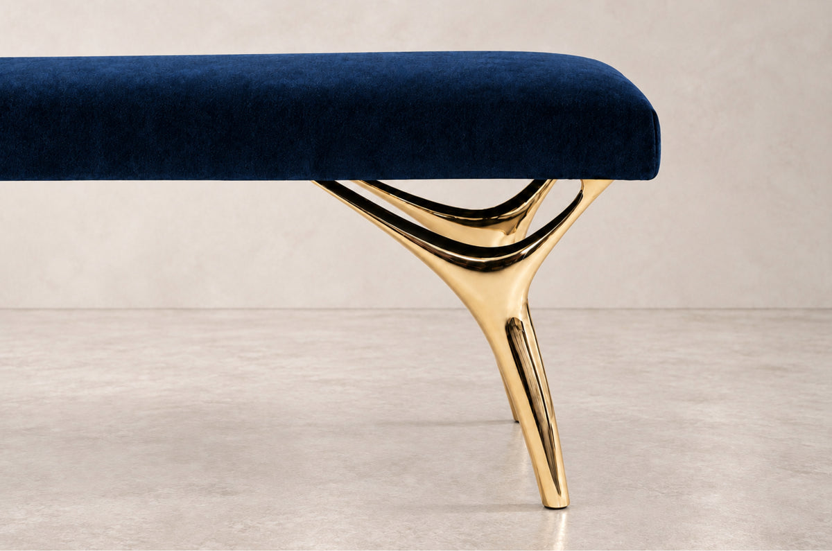Crescent Bench Series 60 in Brass