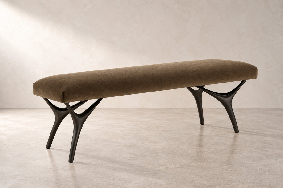 Crescent Bench Series 60 in Bronze