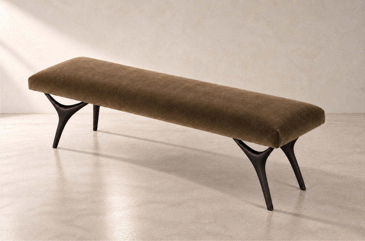 Crescent Bench Series 60 in Bronze