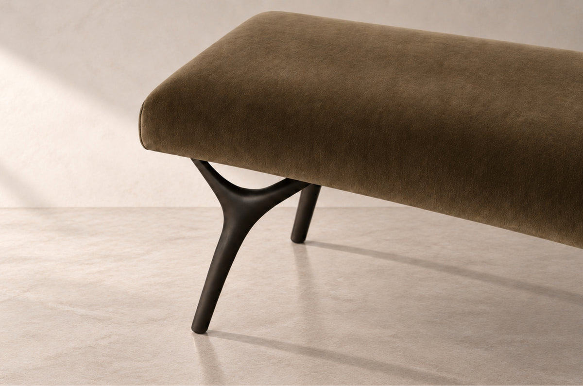 Crescent Bench Series 60 in Bronze