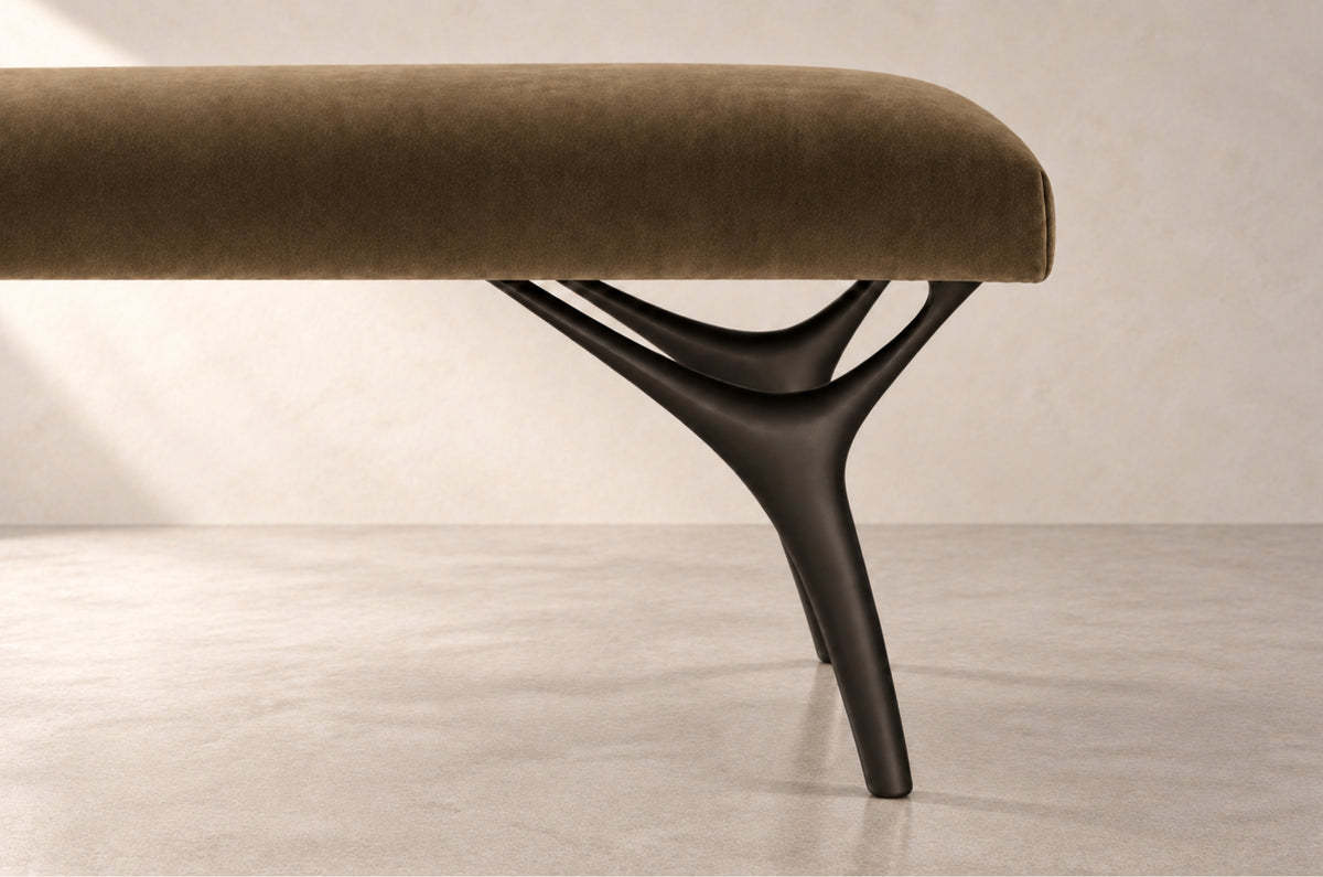 Crescent Bench Series 60 in Bronze