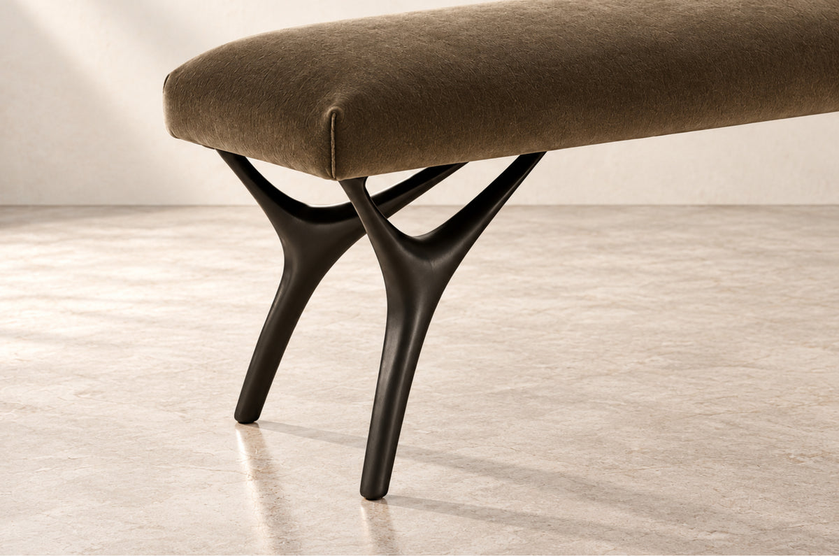 Crescent Bench Series 60 in Bronze