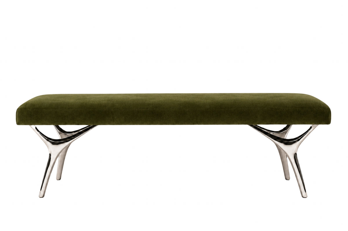 Crescent Bench Series 60 in Nickel