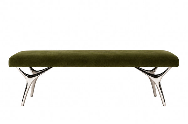 Crescent Bench Series 60 in Nickel