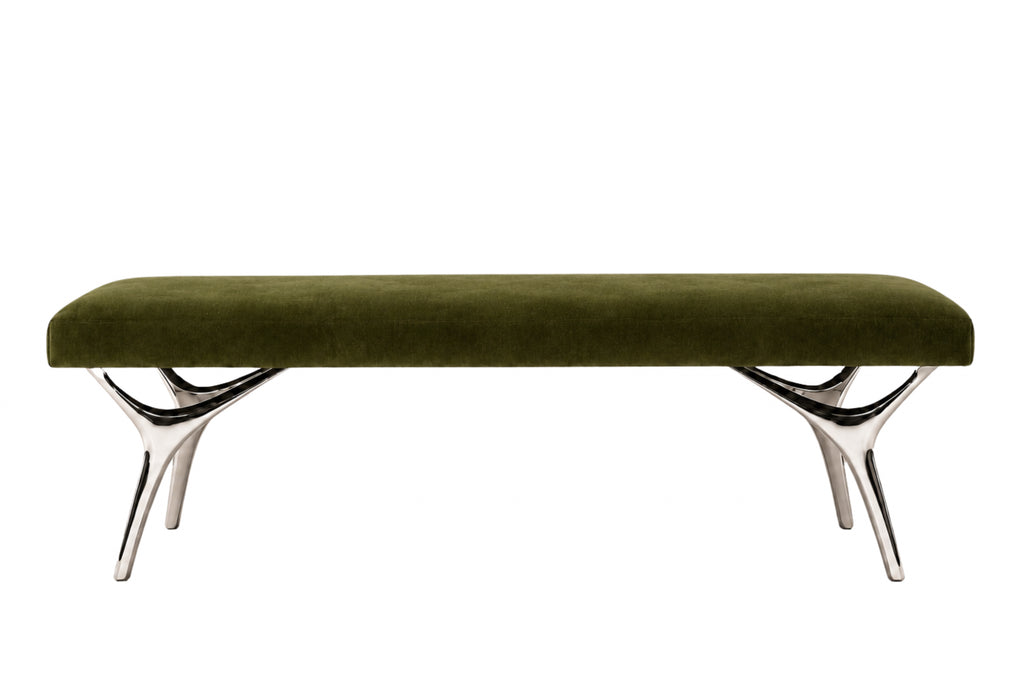 Crescent Bench Series 60 in Nickel
