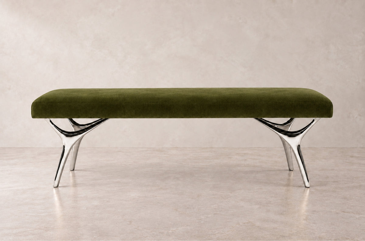 Crescent Bench Series 60 in Nickel