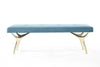 Crescent Bench Series 60 in Polished Brass