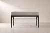 Ebonized Linear Bench — Floor Sample | Ready to Ship