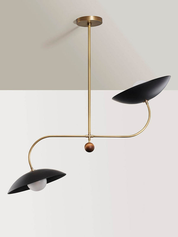 Dahlia (Natural Brass, Black, Walnut)