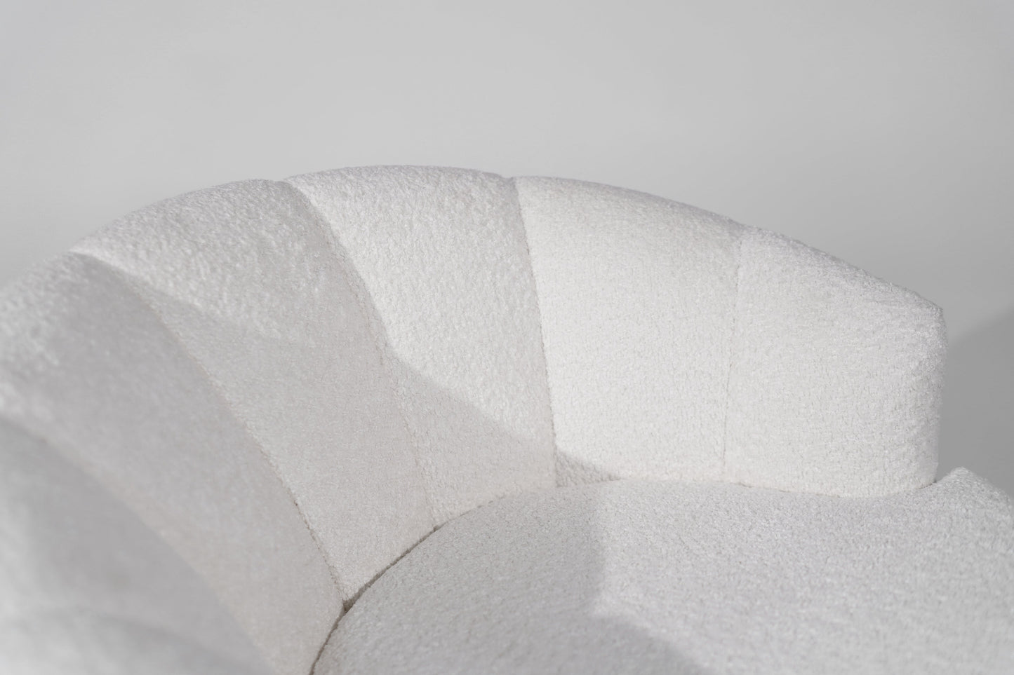 Channel Back Swivel Chairs on Dark Walnut Supports, Directional, C. 1970s