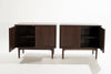 Set of Walnut Cabinets by Kipp Stewart, 1950s