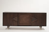 Mid-Century Modern Dark Walnut Credenza, C. 1950s