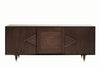 Mid-Century Modern Dark Walnut Credenza, C. 1950s
