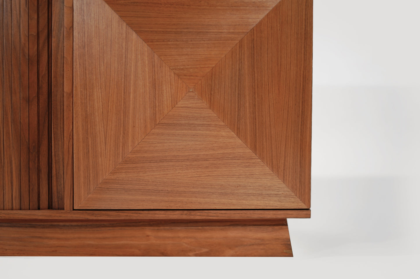 Scandinavian Modern Teak & Walnut Credenza, C. 1950s