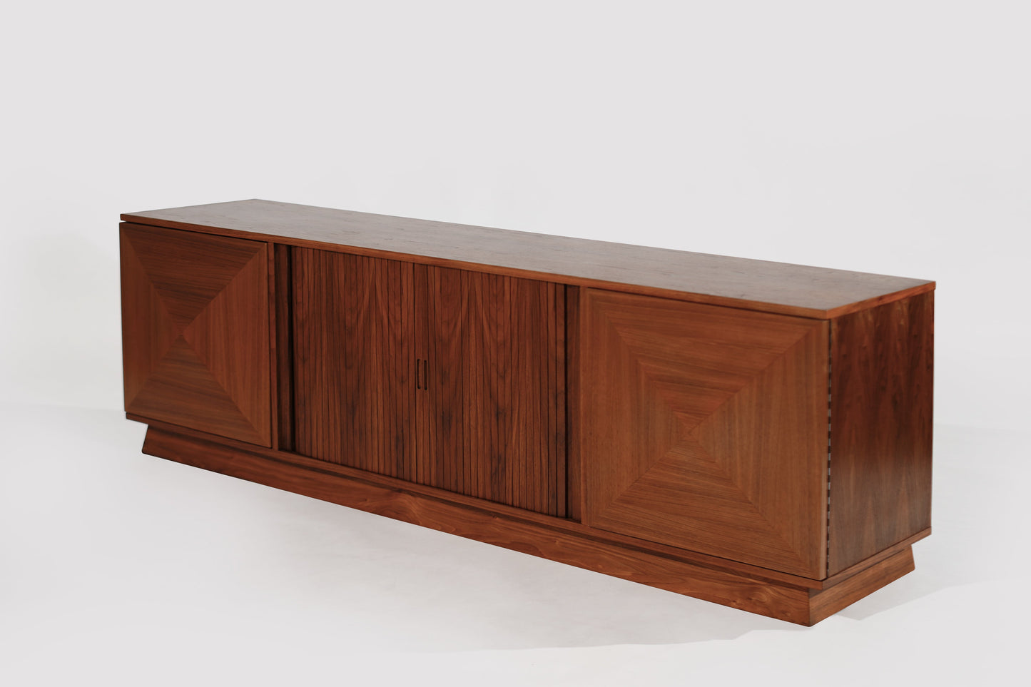 Scandinavian Modern Teak & Walnut Credenza, C. 1950s