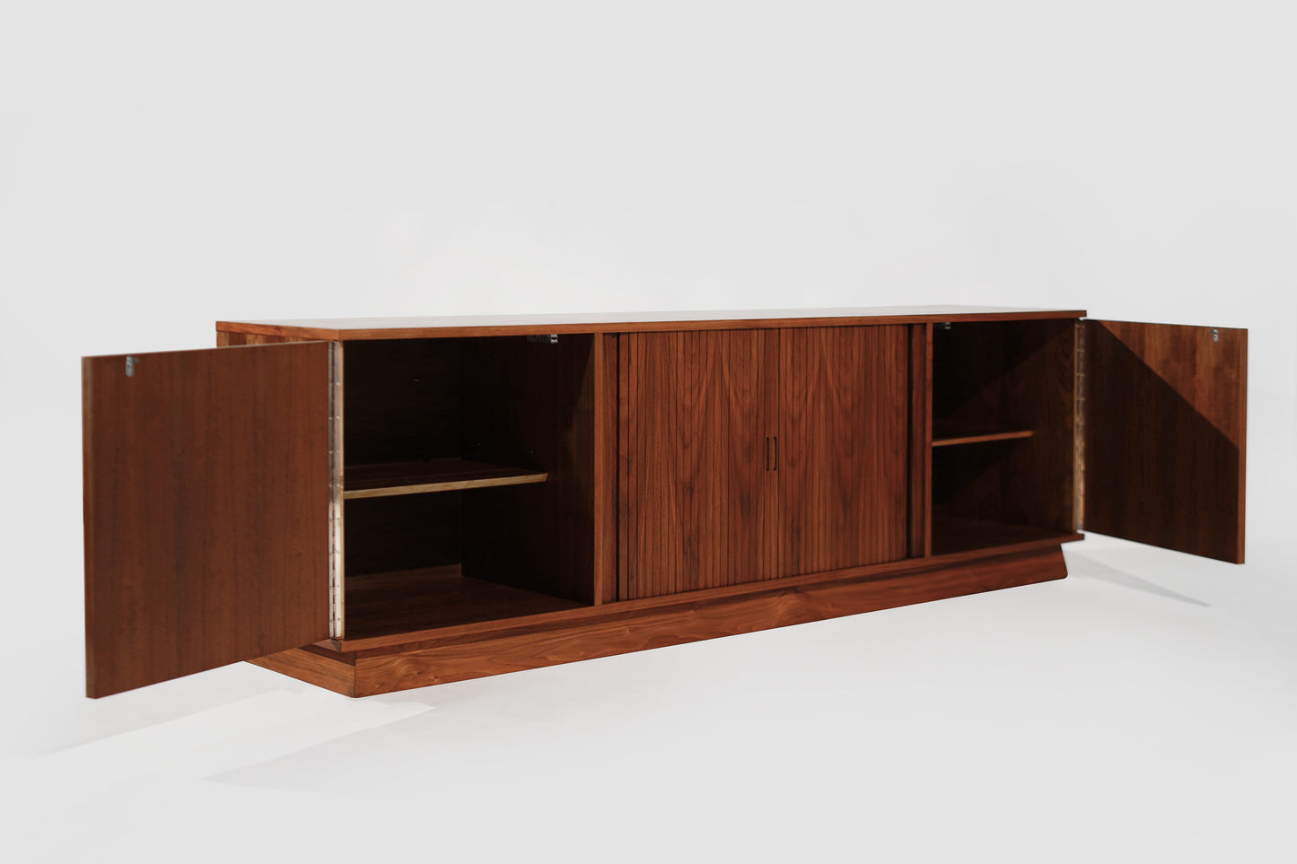 Scandinavian Modern Teak & Walnut Credenza, C. 1950s