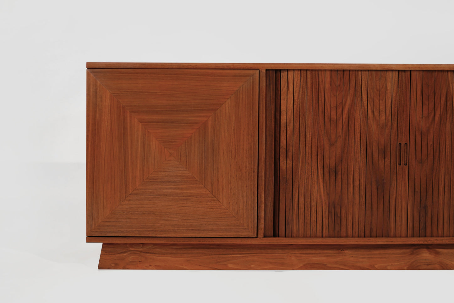 Scandinavian Modern Teak & Walnut Credenza, C. 1950s