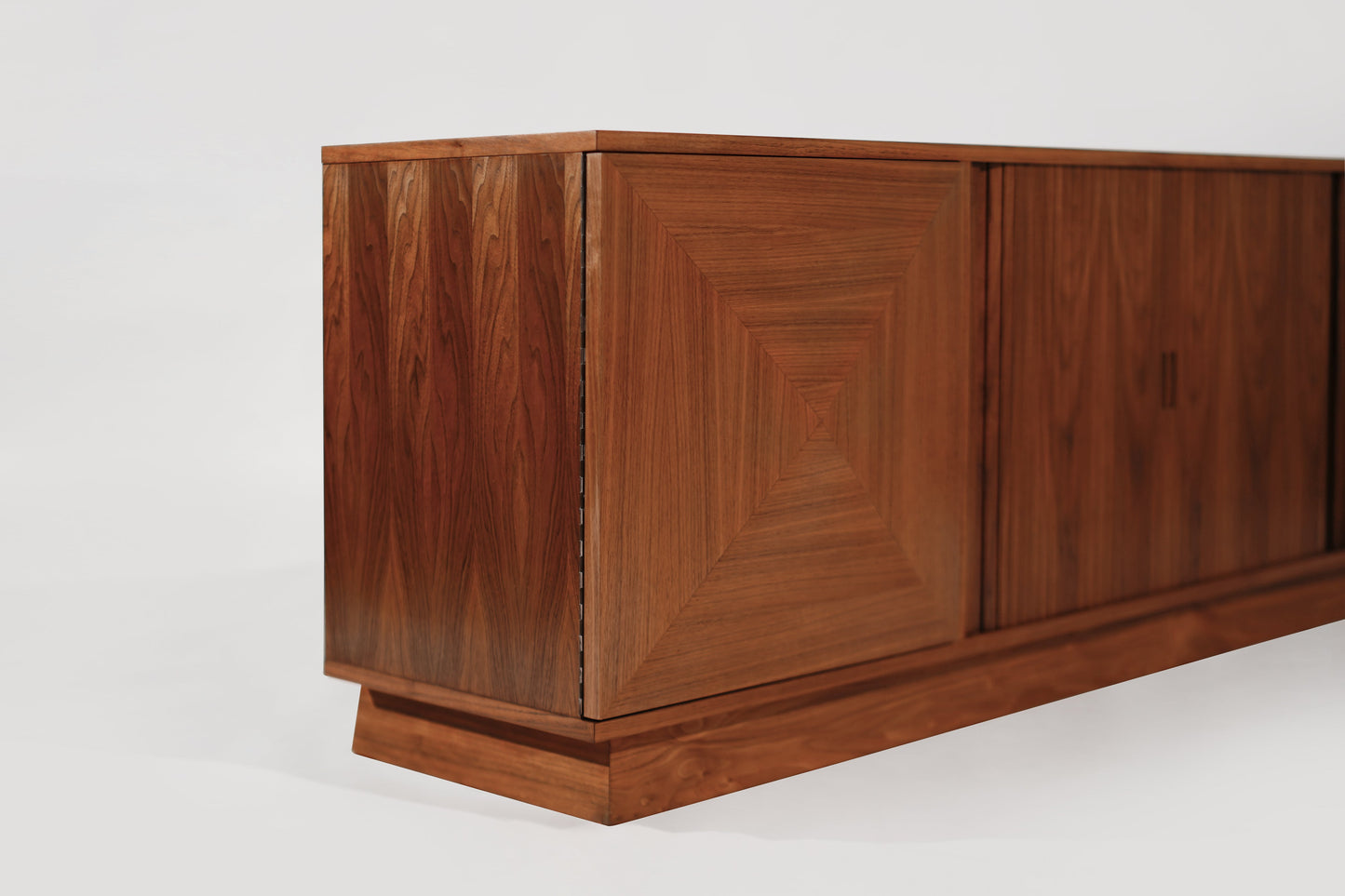 Scandinavian Modern Teak & Walnut Credenza, C. 1950s