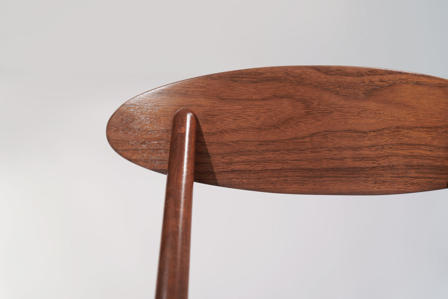 Sculpted Walnut Desk Chair by C. Stan Morris, C. 1967