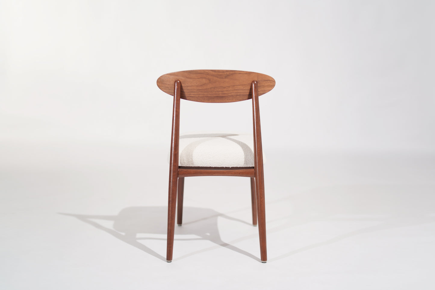 Sculpted Walnut Desk Chair by C. Stan Morris, C. 1967