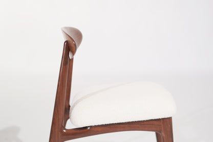 Sculpted Walnut Desk Chair by C. Stan Morris, C. 1967