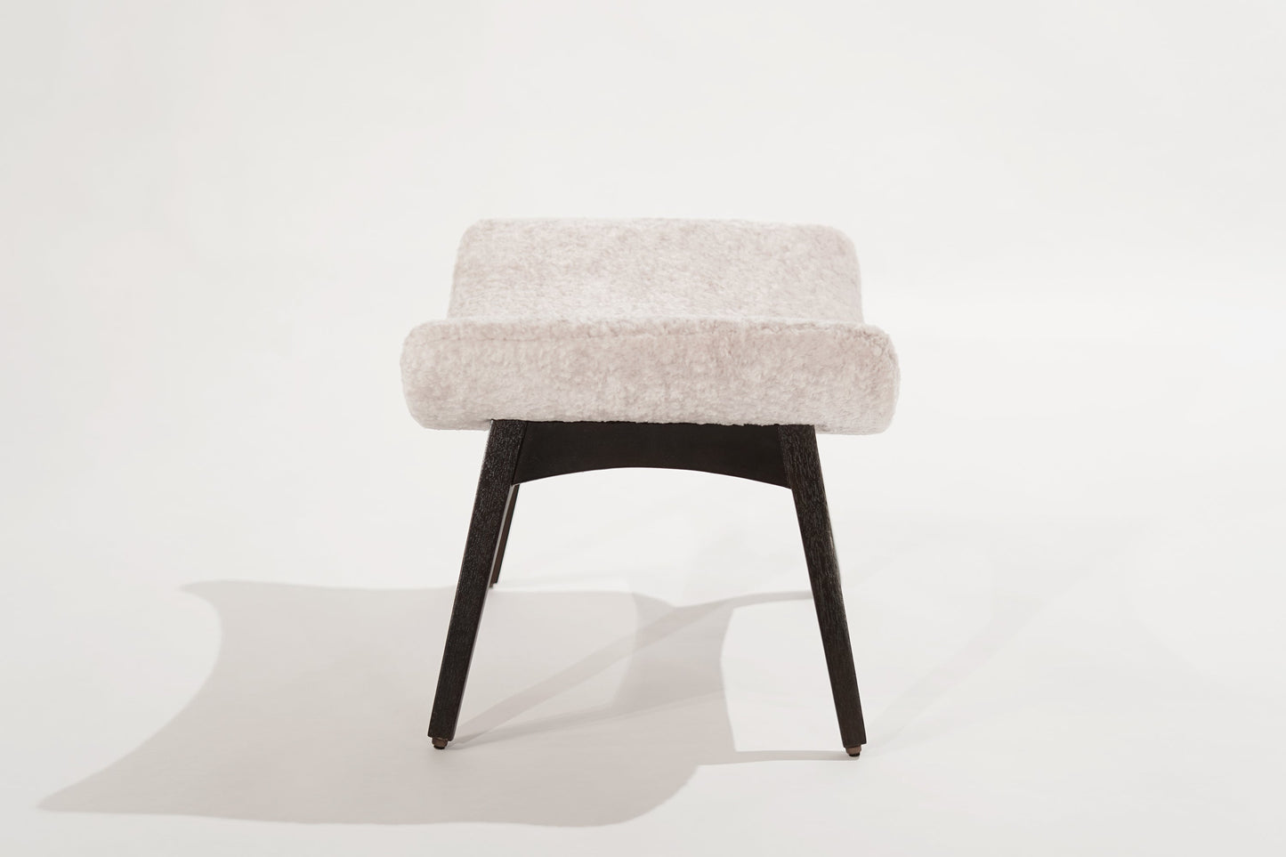 Danish Modern Walnut Footstool, C. 1950s