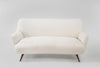 Scandinavian Loveseat in Wool, Denmark, C. 1950s